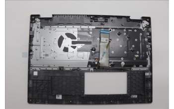 Lenovo 5CB1N95086 C-Cover with keyboard, Slovenian, Luna Grey, Fingerprint, UK