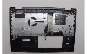 Lenovo 5CB1N95150 C-Cover with keyboard, US English Euro, Storm Grey, FingerPrint, US