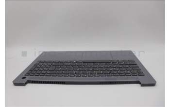 Lenovo 5CB1N95260 C-Cover with keyboard, Belgian, Arctic Grey, Backlight, Fingerprint, UK