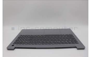 Lenovo 5CB1N95265 C-Cover with keyboard, US English Euro, Arctic Grey, Backlight, Fingerprint, US