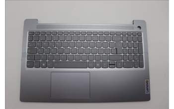 Lenovo 5CB1N95274 C-Cover with keyboard, Italian, Arctic Grey, Backlight, Fingerprint, UK