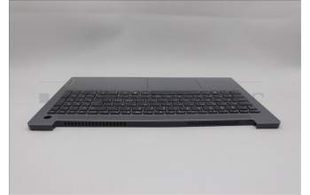Lenovo 5CB1N95278 C-Cover with keyboard, Nordic, Arctic Grey, Backlight, Fingerprint, UK