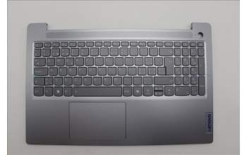 Lenovo 5CB1N95283 C-Cover with keyboard, Switzerland, Arctic Grey, Backlight, Fingerprint, UK