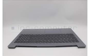 Lenovo 5CB1N95318 C-Cover with keyboard, UK English, Arctic Grey, Backlight, UK
