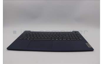 Lenovo 5CB1N95322 C-Cover with keyboard, Belgian, Abyss Blue, Backlight, Fingerprint, UK