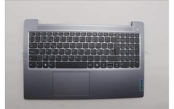 Lenovo 5CB1N95433 C-Cover with keyboard, Belgian, Arctic Grey, Non-Backlight, UK