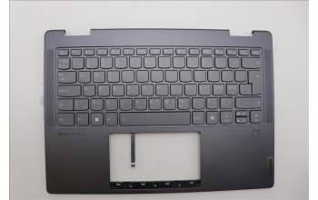 Lenovo 5CB1N95767 C-Cover with keyboard, Nordic, Storm Grey, FingerPrint, UK