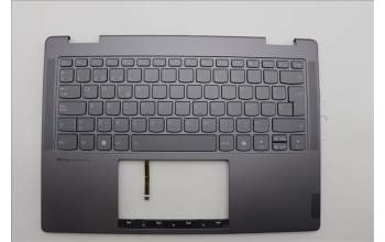 Lenovo 5CB1N95802 C-Cover with keyboard, Spanish, Storm Grey, Non-FingerPrint, UK