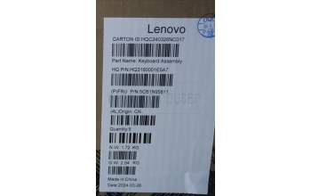 Lenovo 5CB1N95811 C-Cover with keyboard, Bulgarian, Storm Grey, Non-FingerPrint, UK
