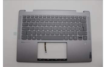 Lenovo 5CB1N96864 C-Cover with keyboard, Switzerland, Arctic Grey, FingerPrint, UK