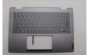 Lenovo 5CB1N96883 C-Cover with keyboard, Italian, Arctic Grey, Non-FingerPrint, UK