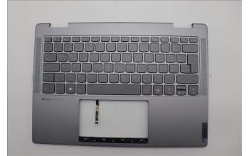 Lenovo 5CB1N96891 C-Cover with keyboard, Portuguese, Arctic Grey, Non-FingerPrint, UK