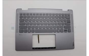 Lenovo 5CB1N96952 C-Cover with keyboard, Arabic, Arctic Grey, Non-FingerPrint, US