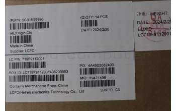 Lenovo 5CB1N96990 Cover L 83FF A COVER DARK