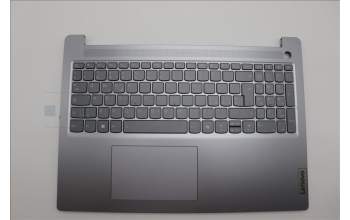 Lenovo 5CB1N97077 C-Cover with keyboard, Italian, Arctic Grey, Backlight, Fingerprint, UK