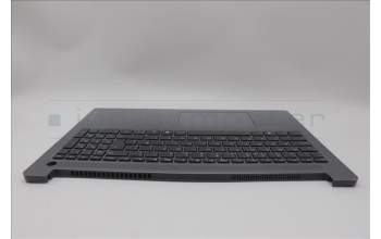 Lenovo 5CB1N97090 C-Cover with keyboard, UK English, Arctic Grey, Backlight, Fingerprint, UK