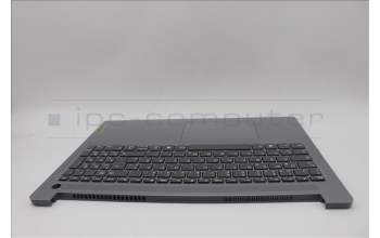 Lenovo 5CB1N97500 C-Cover with keyboard, German, Arctic Grey, Non-Backlight, Fingerprint, UK