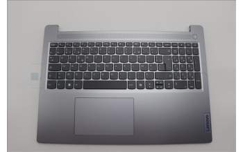 Lenovo 5CB1N97529 C-Cover with keyboard, French, Arctic Grey, Non-Backlight, US