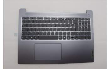 Lenovo 5CB1N97537 C-Cover with keyboard, Belgian, Arctic Grey, Non-Backlight, UK