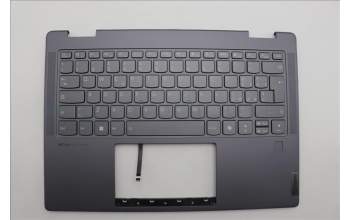 Lenovo 5CB1N97611 C-Cover with keyboard, Italian, Storm Grey, FingerPrint, UK