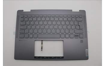 Lenovo 5CB1N97619 C-Cover with keyboard,Portuguese,Storm Grey,Fingerprint