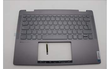 Lenovo 5CB1N97653 C-Cover with keyboard, Spanish, Storm Grey, Non-Fingerprint, UK