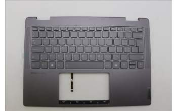 Lenovo 5CB1N97654 C-Cover with keyboard, Switzerland, Storm Grey, Non-FingerPrint, UK