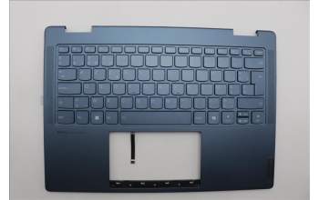 Lenovo 5CB1P00303 C-Cover with keyboard, Belgian, Tidal Teal, Non-FingerPrint, UK