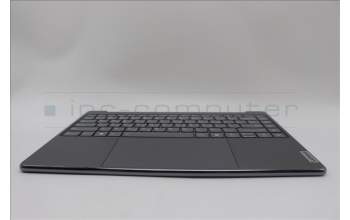 Lenovo 5CB1P00321 C-Cover with keyboard, Greek, Luna Grey, US