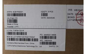 Lenovo 5CB1P00331 C-Cover with keyboard, Russian, Luna Grey, US