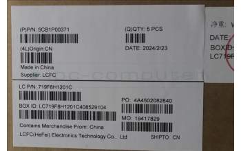 Lenovo 5CB1P00371 C-Cover with keyboard, USA English, Cosmic Blue, US