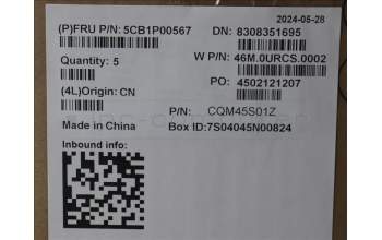 Lenovo 5CB1P00567 C-Cover with keyboard, Arabic, Luna Grey, Backlight, US