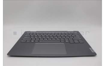 Lenovo 5CB1P00569 C-Cover with keyboard, Russian, Luna Grey, Backlight, US