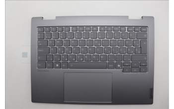 Lenovo 5CB1P00580 C-Cover with keyboard, Hungarian, Luna Grey, Backlight, UK