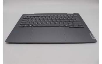 Lenovo 5CB1P00580 C-Cover with keyboard, Hungarian, Luna Grey, Backlight, UK