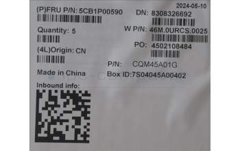 Lenovo 5CB1P00590 Tastatur inkl. Topcase ASM_CZE/SLK W21MX LG BL