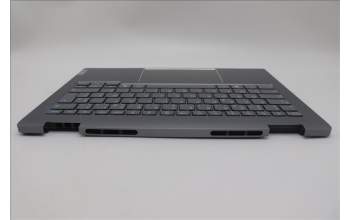 Lenovo 5CB1P00591 C-Cover with keyboard, French, Luna Grey, Backlight, US