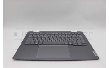 Lenovo 5CB1P00592 C-Cover with keyboard, French Arabic, Luna Grey, Backlight, UK