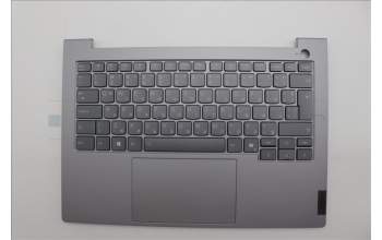 Lenovo 5CB1P00815 C-Cover with keyboard, Bulgarian, Arctic Grey, Backlight, UK