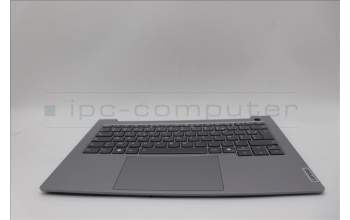 Lenovo 5CB1P00819 C-Cover with keyboard, French, Arctic Grey, Backlight, US