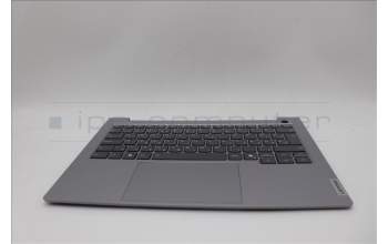 Lenovo 5CB1P00825 C-Cover with keyboard, Hungarian, Arctic Grey, Backlight, UK