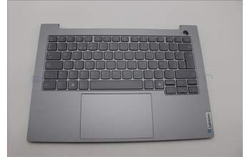 Lenovo 5CB1P00835 C-Cover with keyboard, Spanish, Arctic Grey, Backlight, UK