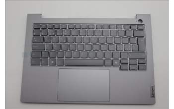 Lenovo 5CB1P00836 C-Cover with keyboard, Switzerland, Arctic Grey, Backlight, UK