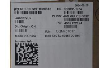 Lenovo 5CB1P00843 C-Cover with keyboard, Arabic, Arctic Grey, US