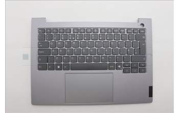 Lenovo 5CB1P00871 C-Cover with keyboard, UK English, Arctic Grey, UK
