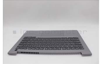 Lenovo 5CB1P00873 C-Cover with keyboard, Arabic, Arctic Grey, Backlight, US