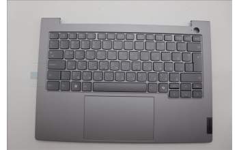 Lenovo 5CB1P00876 C-Cover with keyboard, Bulgarian, Arctic Grey, Backlight, UK