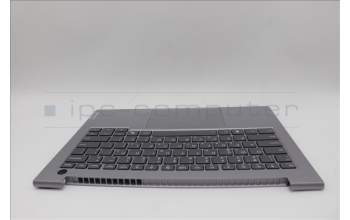 Lenovo 5CB1P00884 C-Cover with keyboard, Greek, Arctic Grey, Backlight, US