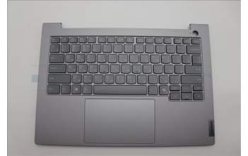 Lenovo 5CB1P00894 C-Cover with keyboard, Russian, Arctic Grey, Backlight, US