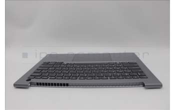 Lenovo 5CB1P00902 C-Cover with keyboard, Ukraine, Arctic Grey, Backlight, US